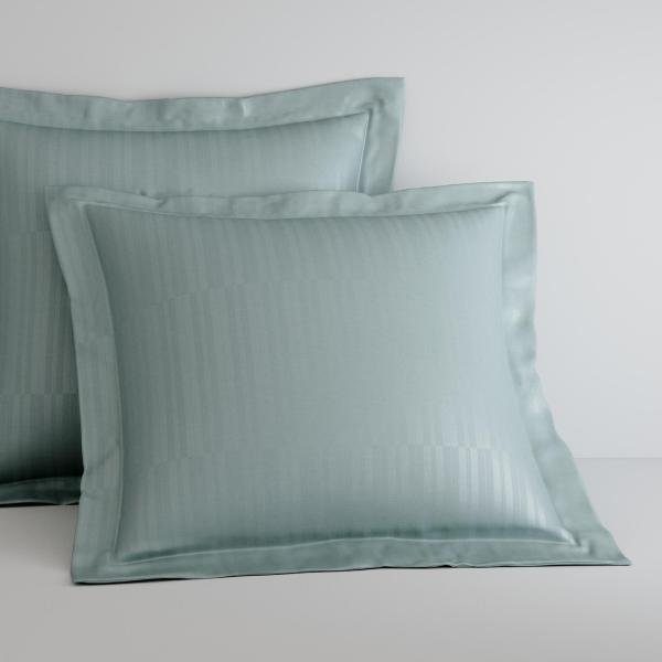 Sheridan Saxton Pillowcase in Blue Fog Size: European Material: Cotton @Sheridan Rewards