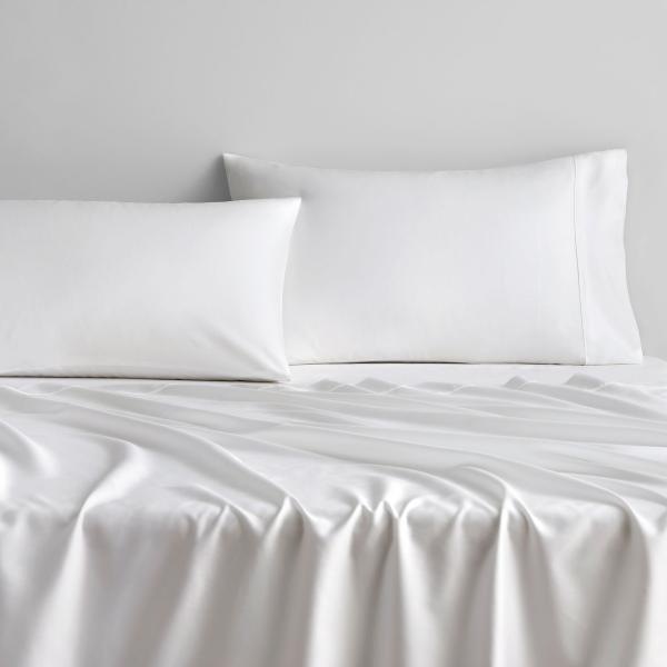 Sheridan Tencel™ Lyocell Fibre & Cotton Sheet Set in White Size: Double Material: Cotton/Tencel/Lyocell @Sheridan Rewards