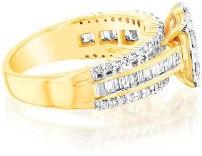 Luminesce Lab Grown 10ct Yellow Gold Ring in 1.25 Carat Diamond, M