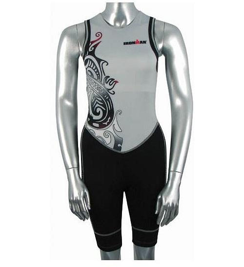Ironman Womens Tri Suit - Silver/Black