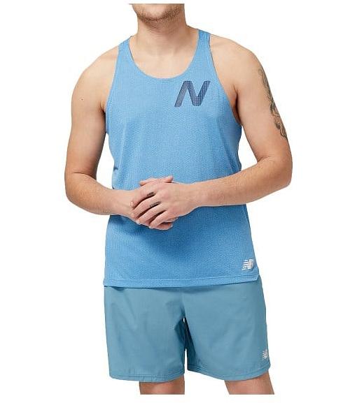 New Balance Graphic Impact Mens Running Tank Top