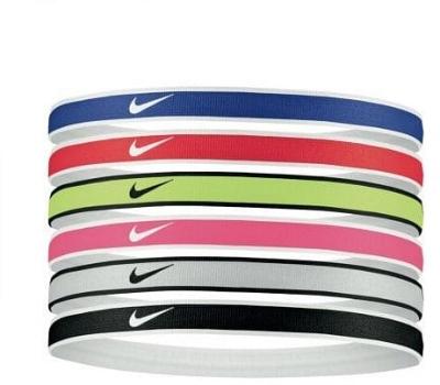 Nike Tipped Swoosh Sport Headbands - 6 Pack
