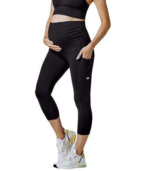 Running Bare Maternity Power Moves 24 Inch Pocket Womens Training