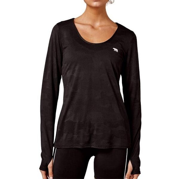 Running Bare Warm Down Marathon Womens Long Sleeve Training T-Shirt