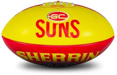 Sherrin Gold Coast Suns Autograph Football - Size