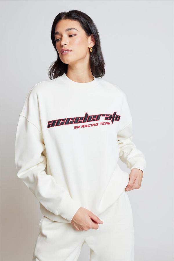 Stylerunner Accelerate Sweatshirt Chalk