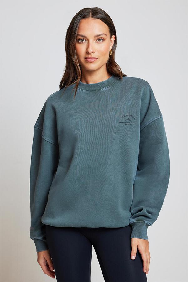 Stylerunner Fade Crew Sweatshirt Forest