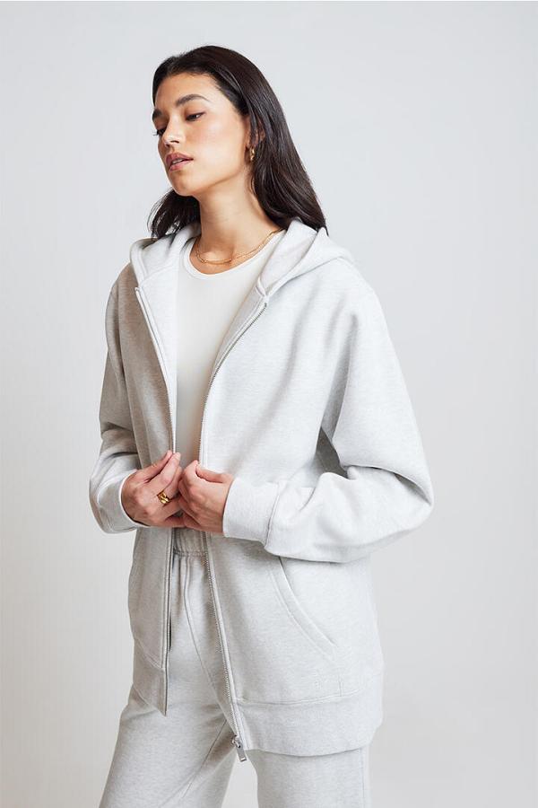 Stylerunner Pace Zip Hoodie Light Grey Marle