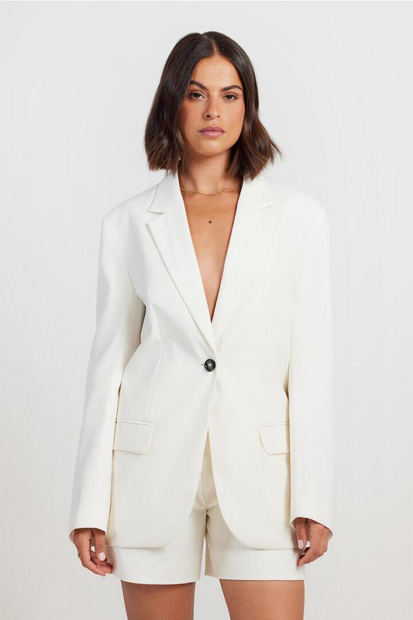 Blanca Lorenza Blazer White