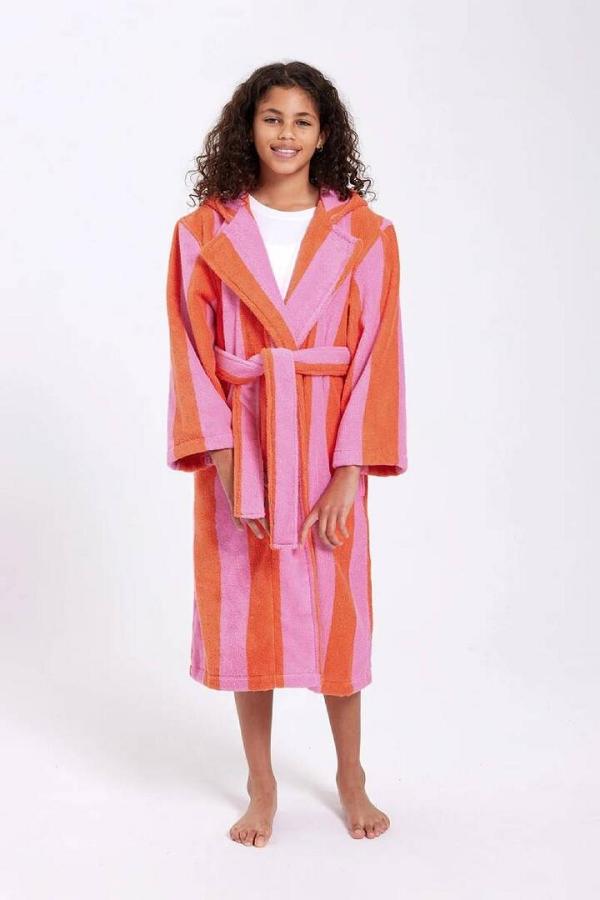 Hommey Kids Robe Pink & Orange