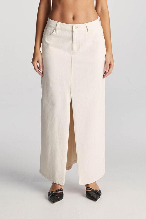 Lee 90's Maxi Skirt White