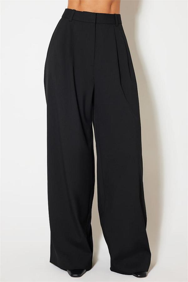 Ode Tommy Wide Leg Pant Onyx