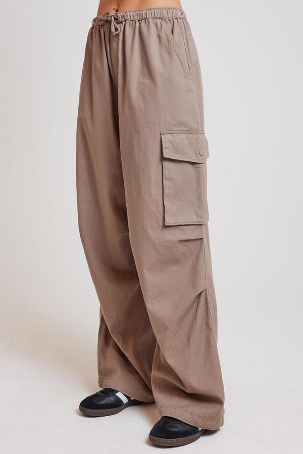 P.E Nation Award Spray Pant Taupe Gray