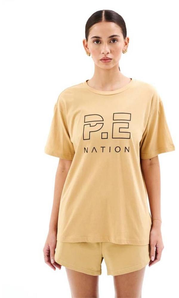 P.E Nation Heads Up Tee Sand