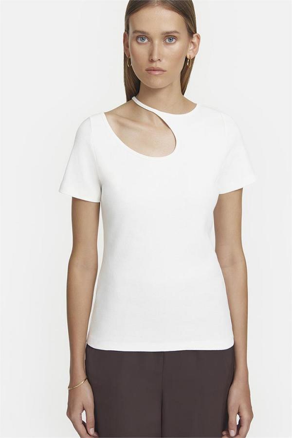 Viktoria & Woods Opal Tee Ivory Marl