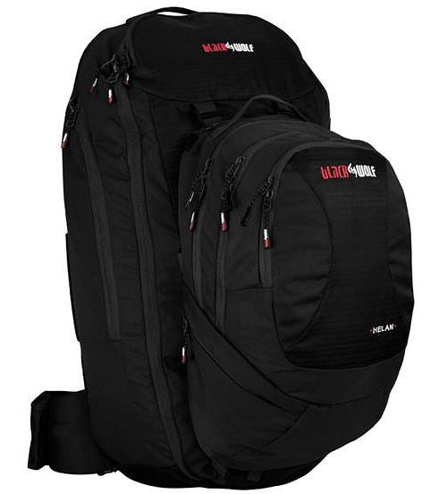 BlackWolf Helan 65M Backpack - Jet Black