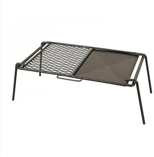 Campfire Steel BBQ Plate Camp Grill