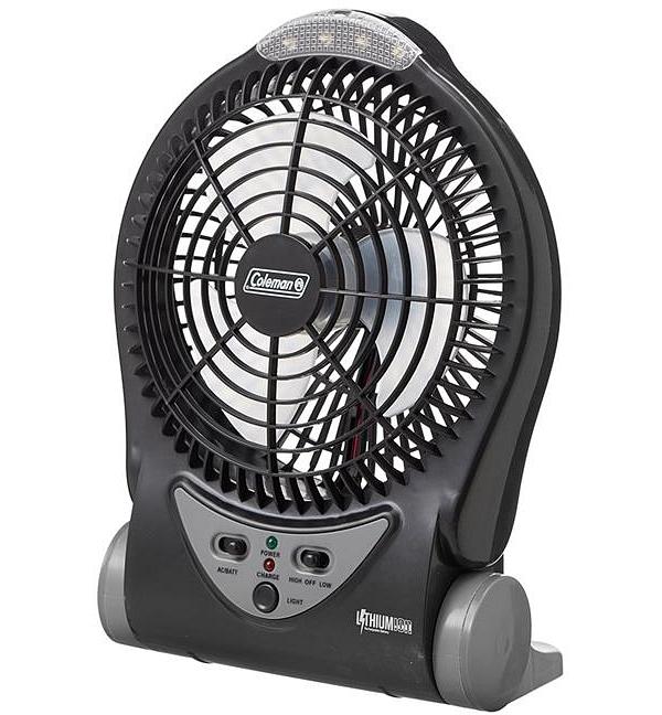 Coleman Lithium-Ion Rechargeable Table Fan - 6 inch