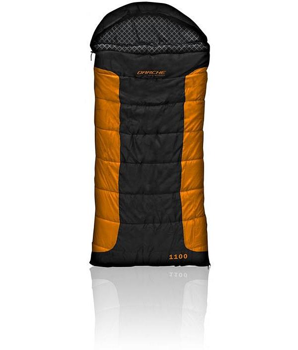 Darche Cold Mountain 1100 -12C Sleeping Bag - Black/Orange