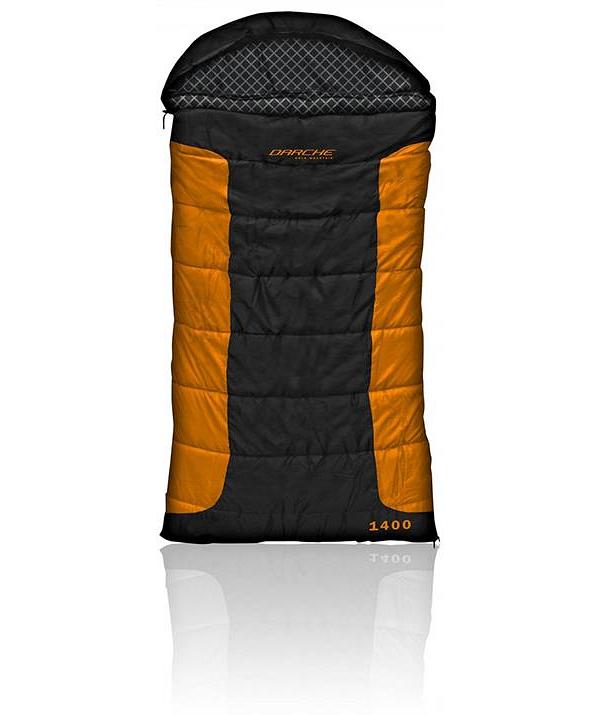 Darche Cold Mountain 1400 -12C Sleeping Bag - Black/Orange