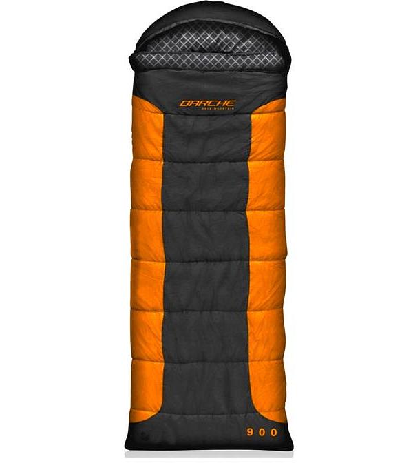 Darche Cold Mountain 900 -12C Sleeping Bag - Black/Orange