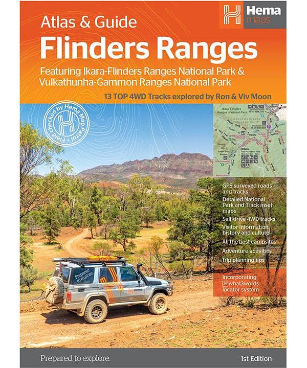 Hema Flinders Ranges Atlas & Guide Book - 1st Edition