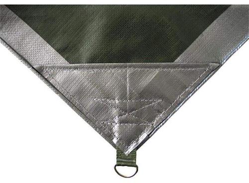 Outdoor Connection Durarig Tarpaulin - Silver/Green - 18x20 - 5.5m x 6m