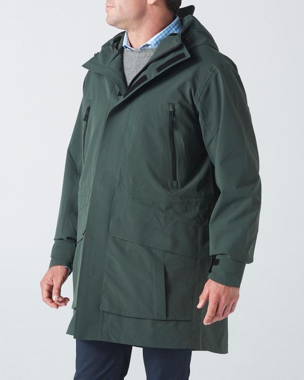3 Wise Men - 3 Wise Men Fisher Raincoat   Army Green - Coats & Jackets (Green) 3 Wise Men Fisher Raincoat - Army Green