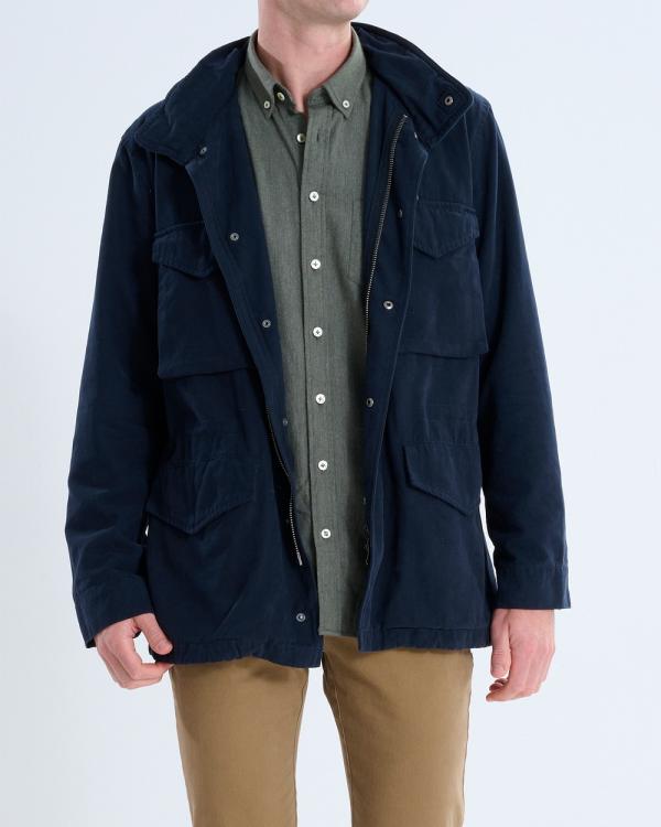 3 Wise Men - 3 Wise Men Joe Military Jacket   Navy - Coats & Jackets (Navy) 3 Wise Men Joe Military Jacket - Navy