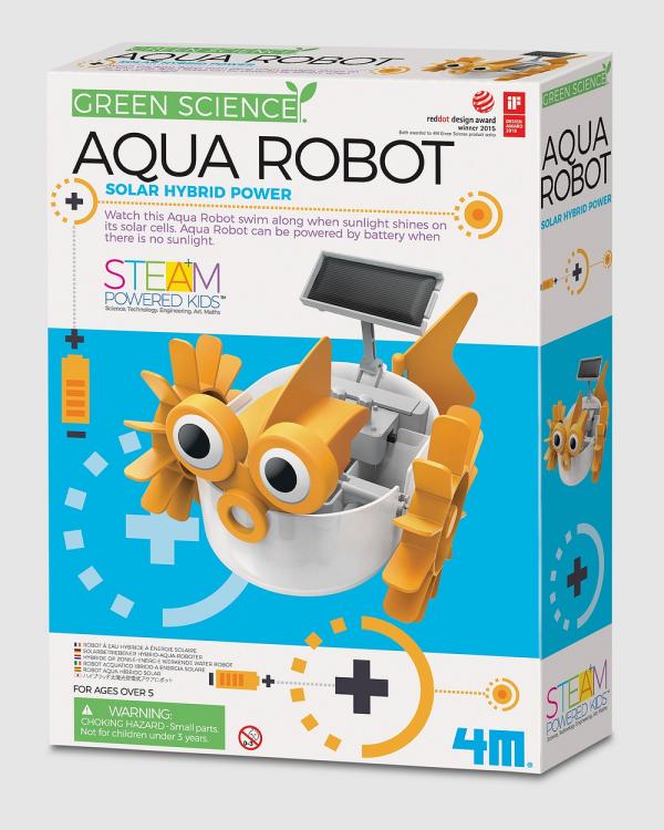 4M - 4M   Green Science   Aqua Robot - Educational & Science Toys (Yellow) 4M - Green Science - Aqua Robot