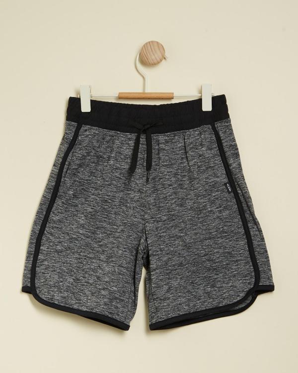 Abercrombie & Fitch - Airknit Essentials Shorts   Kids - Shorts (Grey) Airknit Essentials Shorts - Kids