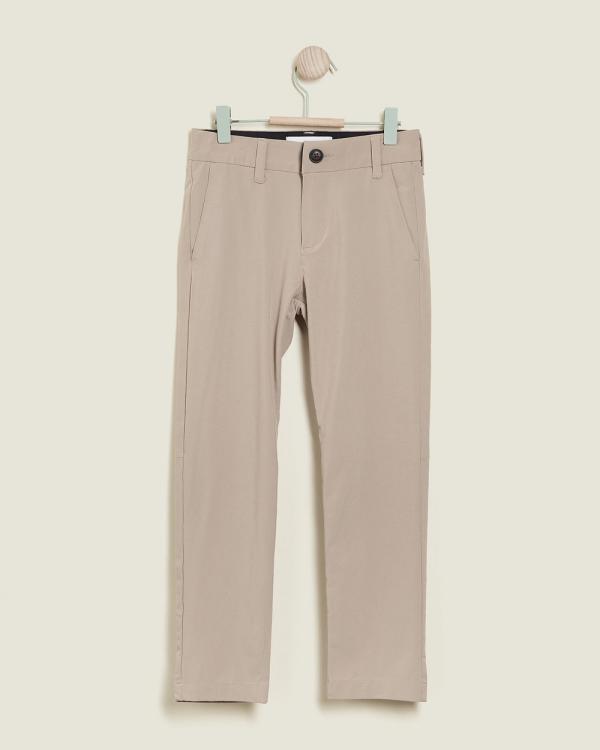 Abercrombie & Fitch - All Day Chinos   Kids Teens - Pants (Tan) All Day Chinos - Kids-Teens