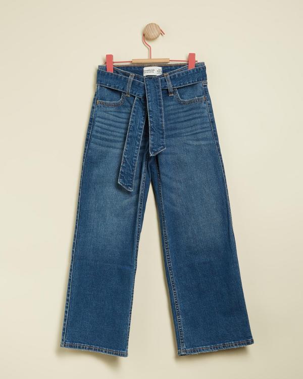 Abercrombie & Fitch - Tailored High Rise Wide Leg Jeans - High-Waisted (Tailored High Rise Wide Leg) Tailored High Rise Wide Leg Jeans
