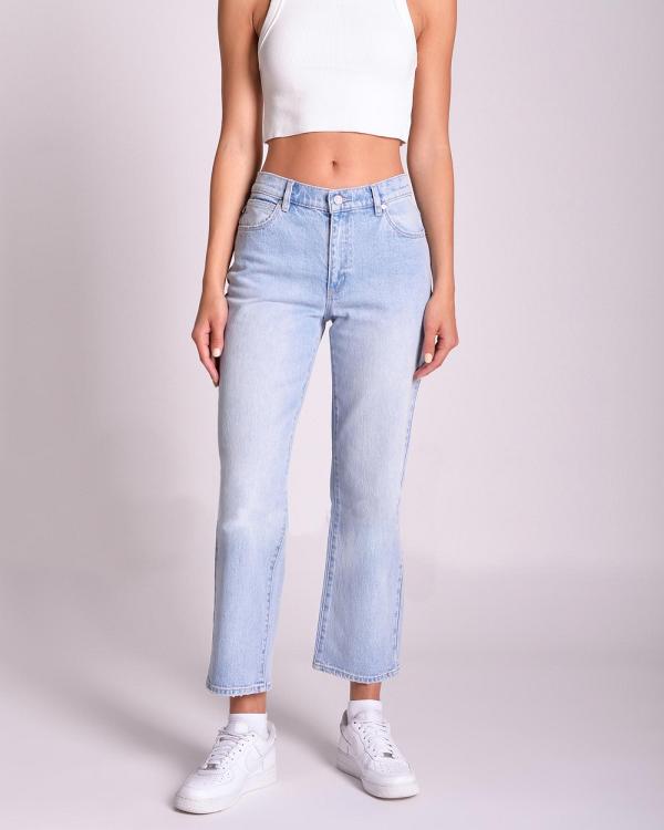 Abrand - 95 Mid Straight Crop Jeans - Jeans (Jeanie Organic Mid Vintage Blue) 95 Mid Straight Crop Jeans