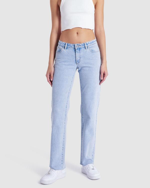 Abrand - 99 Low Straight Jeans - Low Rise (Walk Away) 99 Low Straight Jeans