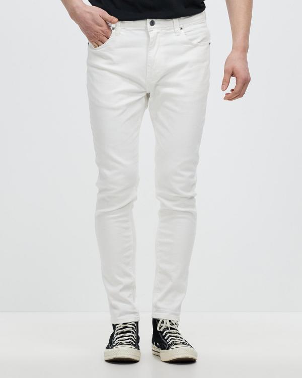 Abrand - A Dropped Skinny Jeans - Jeans (White Riot) A Dropped Skinny Jeans