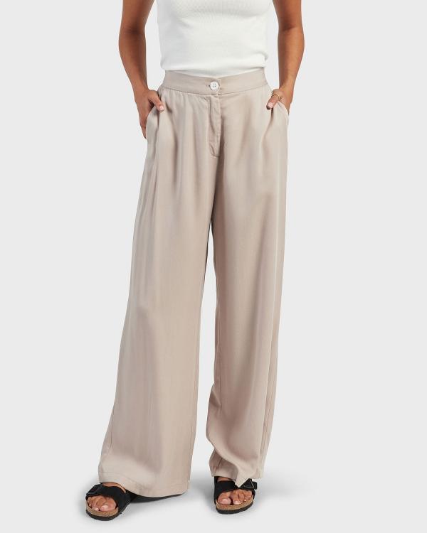 Academy Brand - Greta Relaxed Trouser - Pants (PINK) Greta Relaxed Trouser