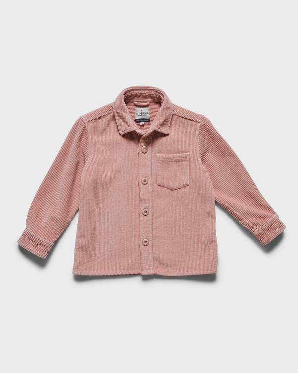 Academy Brand - Kids Lebowski Cord Overshirt - Coats & Jackets (PINK) Kids Lebowski Cord Overshirt