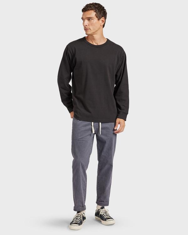 Academy Brand - Mac Long Sleeve Tee - Pants (BLACK) Mac Long Sleeve Tee