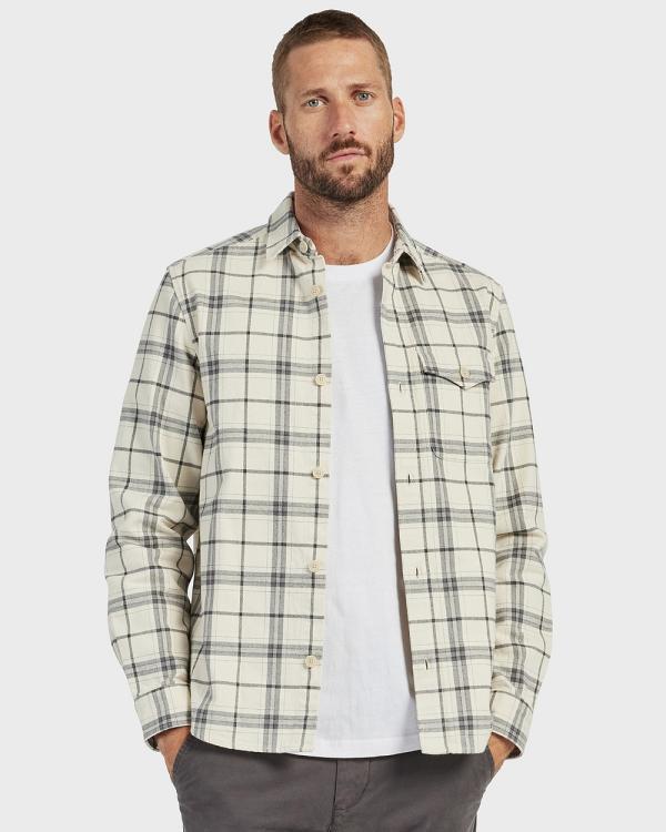 Academy Brand - Oakland Check Overshirt - Coats & Jackets (GREY) Oakland Check Overshirt