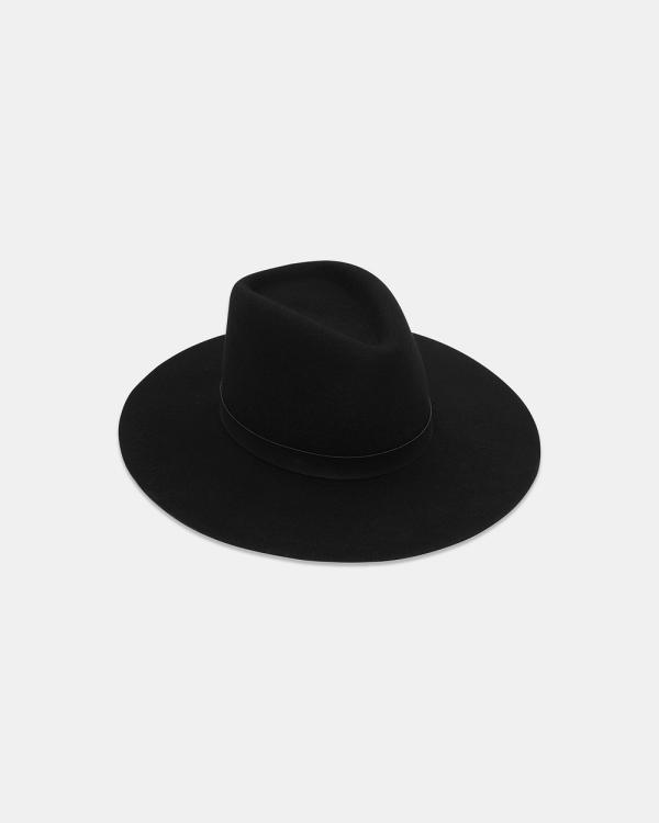 Ace Of Something - Nyx Wool Fedora - Hats (Black) Nyx Wool Fedora