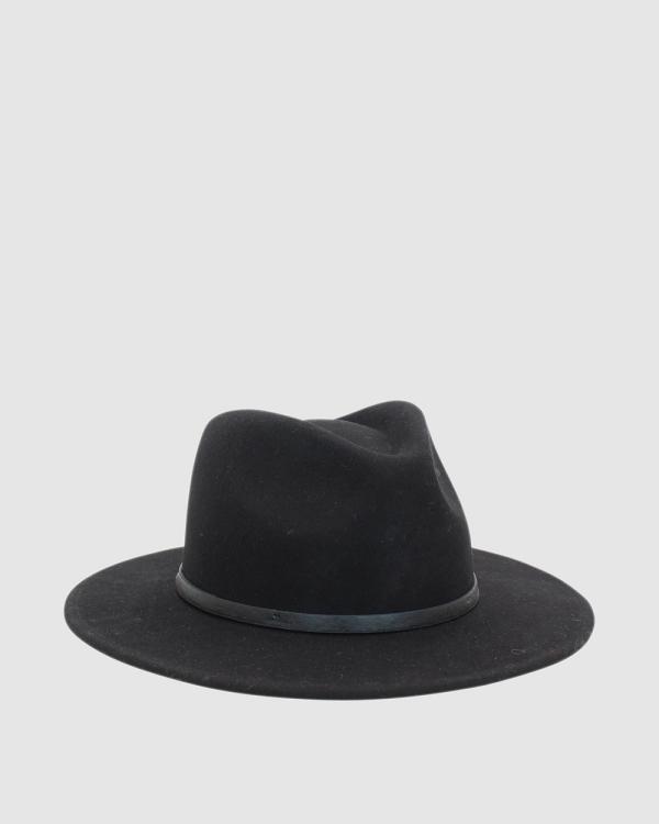 Ace Of Something - Oslo Fedora - Hats (Black) Oslo Fedora