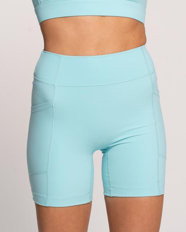 Active Basics - Nalu Bike Shorts - 1/2 Tights (Aqua) Nalu Bike Shorts