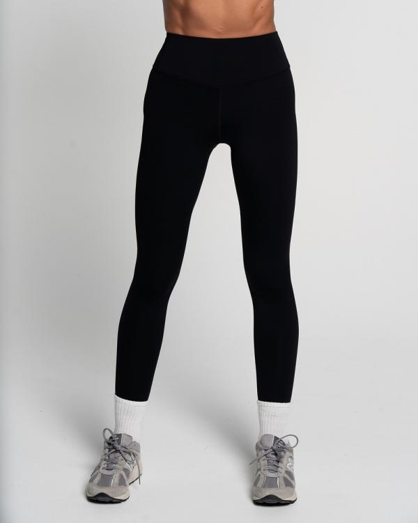 Active Basics - Performance Full Length Leggings - Full Tights (Onyx) Performance Full Length Leggings