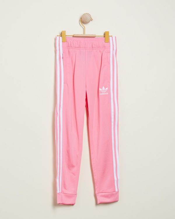 adidas Originals - Adicolor SST Track Pants   Teens - Track Pants (Bliss Pink) Adicolor SST Track Pants - Teens