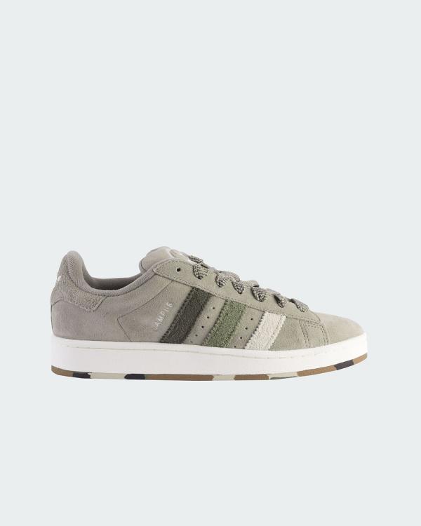 adidas Originals - Campus 00s Shoes Mens - Casual Shoes (Silver Pebble / Focus Olive / Shadow Olive) Campus 00s Shoes Mens