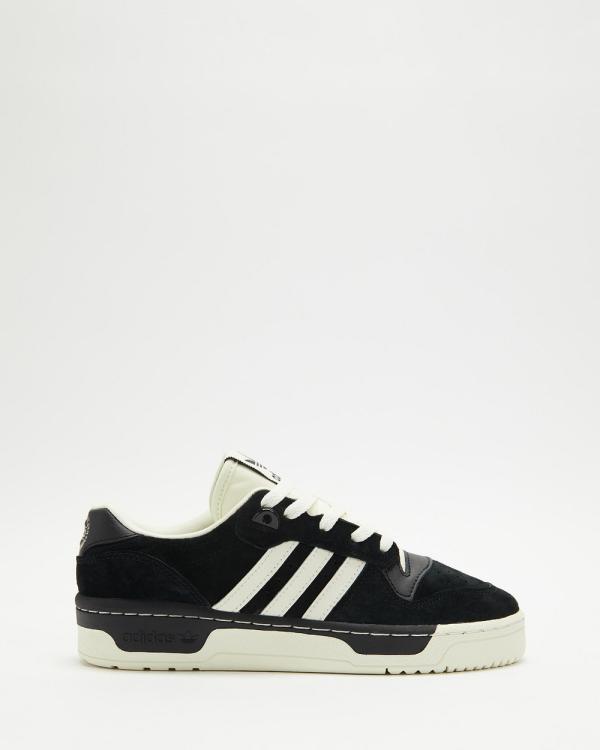 adidas Originals - Rivalry Low Sneakers   Women's - Lifestyle Sneakers (Core Black, Ivory & Core Black) Rivalry Low Sneakers - Women's
