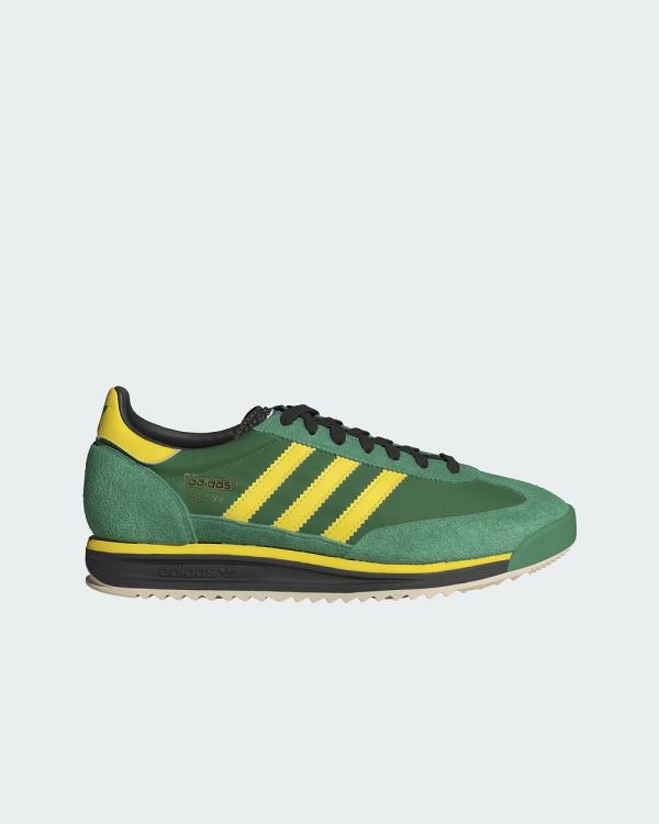 adidas Originals - SL 72 RS Shoes Mens - Casual Shoes (Green / Yellow / Core Black) SL 72 RS Shoes Mens