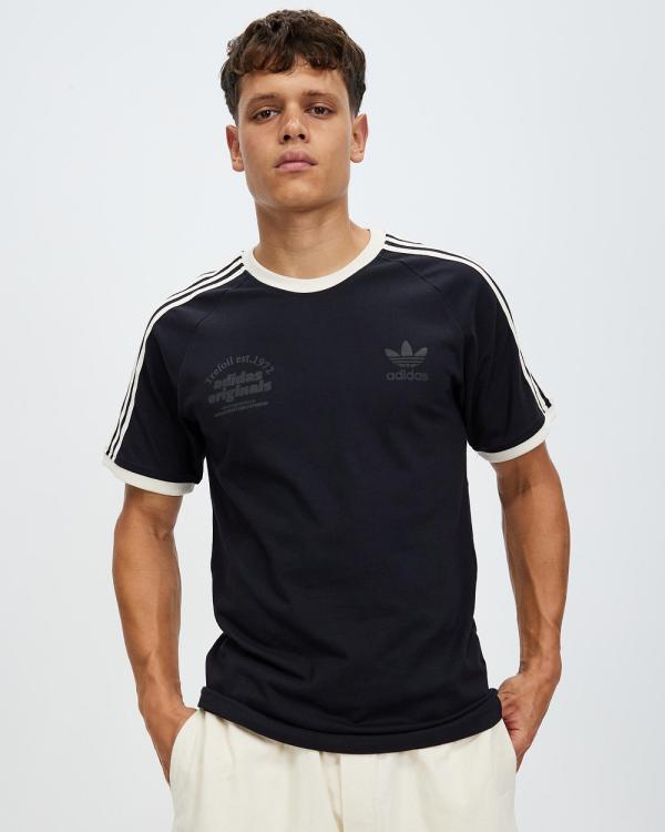 adidas Originals - Sport Graphic Cali Tee - Short Sleeve T-Shirts (Black) Sport Graphic Cali Tee