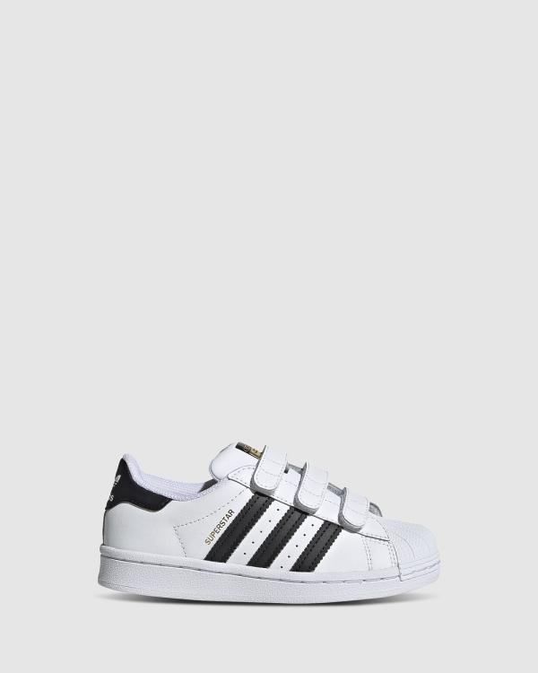 adidas Originals - Superstar Foundation II Pre School - Sneakers (White/Black) Superstar Foundation II Pre School
